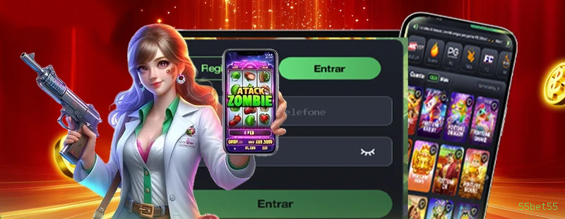 APP oficial da 55bet55 para mobile
